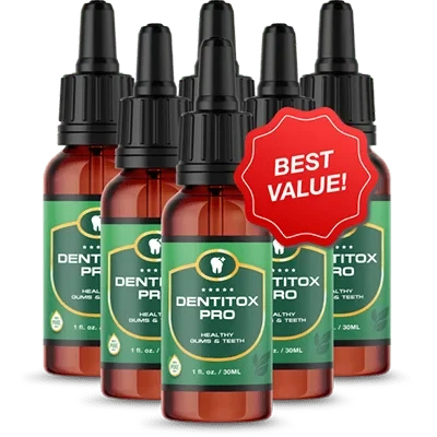 Dentitox Pro 6 bottle best value package